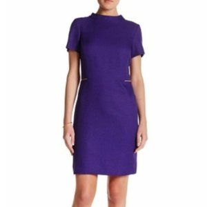 Tahari Short Sleeve Zipper Dress